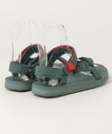 「Teva」 フラットサンダル 24cm グリ...の詳細画像1