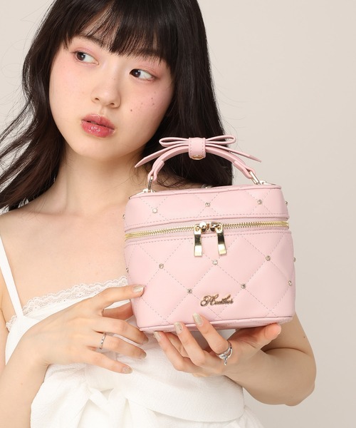 Heather（ヘザー） ショルダーバッグ バッグ リボンスタッズバニティ