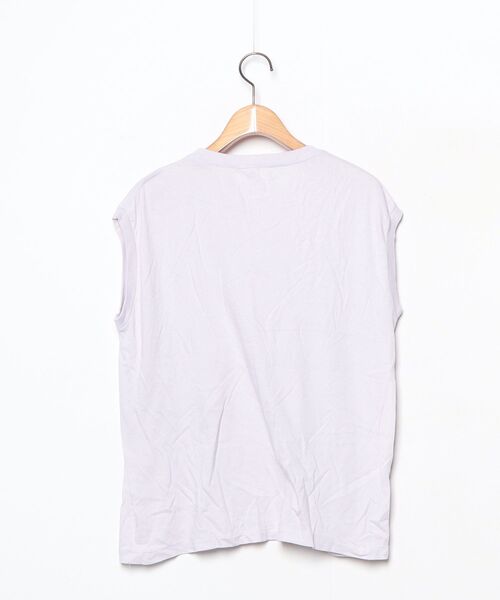 「AURALEE」 SEAMLESS CREW NECK SLEEVELESS - パープル レディース_画像2