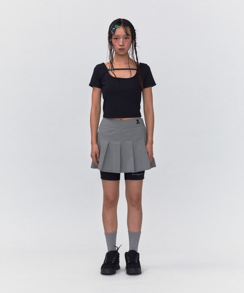 「Rest&Recreation」 半袖カットソー ONE ブラック レディース_画像5