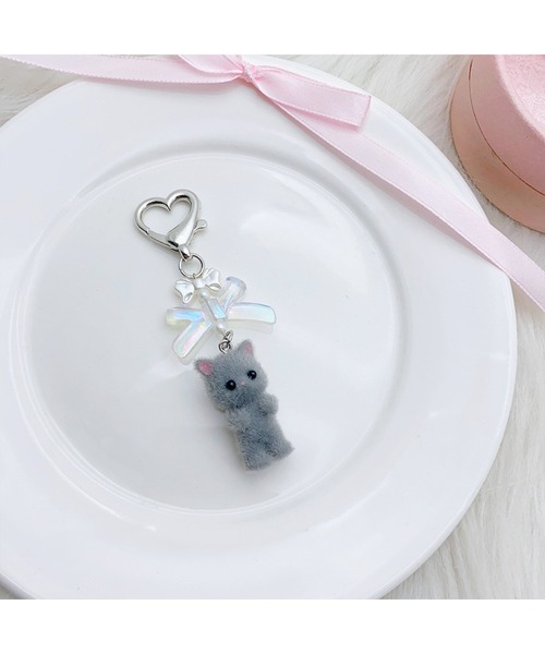 LiiLa♡レアセット！ねこ600・うさぎ400・IN NIキーホルダーセット❤️ CERCA キーホルダー 「Bls」「ZA」「Bling Leads」ゆめかわ ねこ