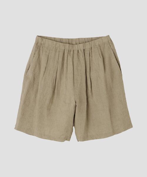 YLEVE（イレーヴ） ワイドパンツ パンツ YLEVE / LINEN POPLIN SHORTS
