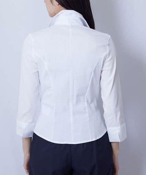 「NARACAMICIE」 長袖ブラウス XX-LARGE オレンジ レディース_画像5