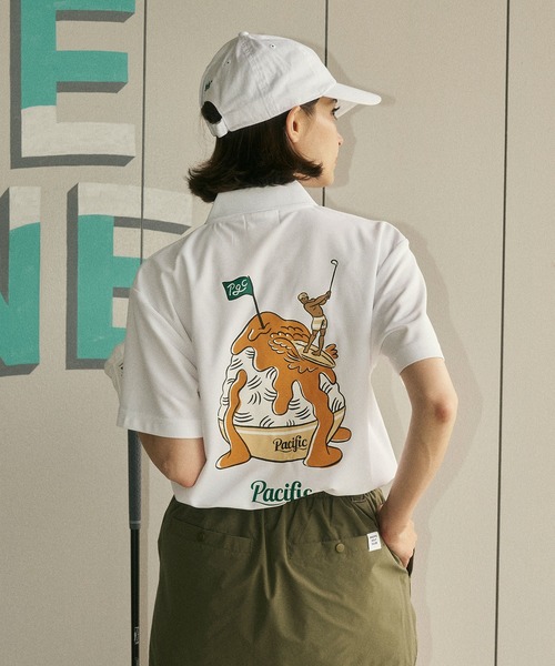 Pacific GOLF CLUB（パシフィックゴルフクラブ） tシャツ 半袖 「WOMEN