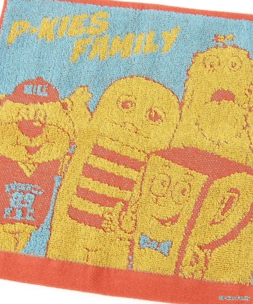 niko and…（ニコアンド） ハンカチ 「P-kies Family」コラボタオル