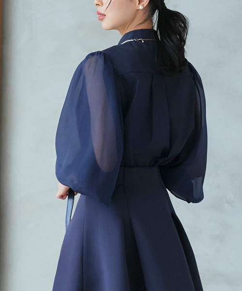 「RUIRUE BOUTIQUE」 長袖ブラウス L ホワイト レディース_画像4