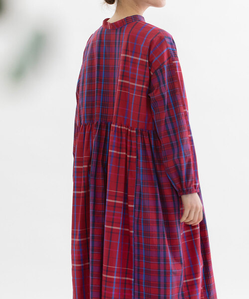 「nop de nod」 長袖ワンピース M レッド レディース_画像6