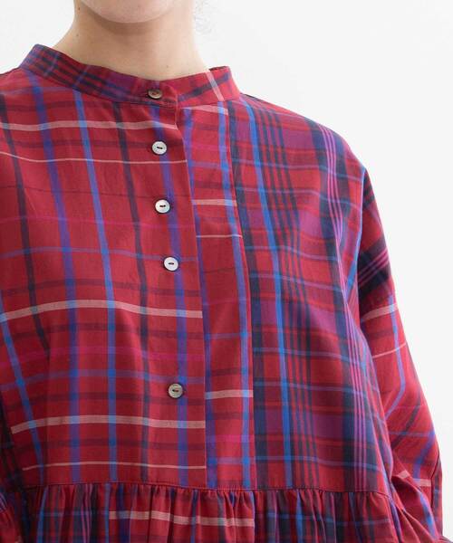 「nop de nod」 長袖ワンピース M レッド レディース_画像7