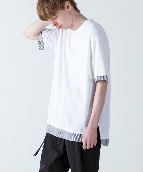 rehacer（レアセル） tシャツ : Fusion Layered Wide CS Made in Japan