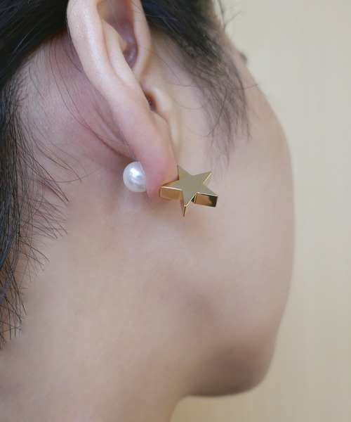 LOVE BY e.m.（ラブバイイーエム） ピアス スターピアスパールキャッチ