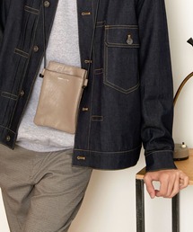 ショルダーバッグ シンセティックレザー ロゴ刻印 スクエアポーチ/ネックポーチ EMMA CLOTHES メンズ｜ZOZOTOWN Yahoo!店