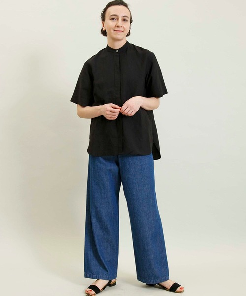 ブラウス シャツ デタッチャブルカラーシャツ レディース Johnbull ブラウス シャツ デタッチャブルカラーシャツ