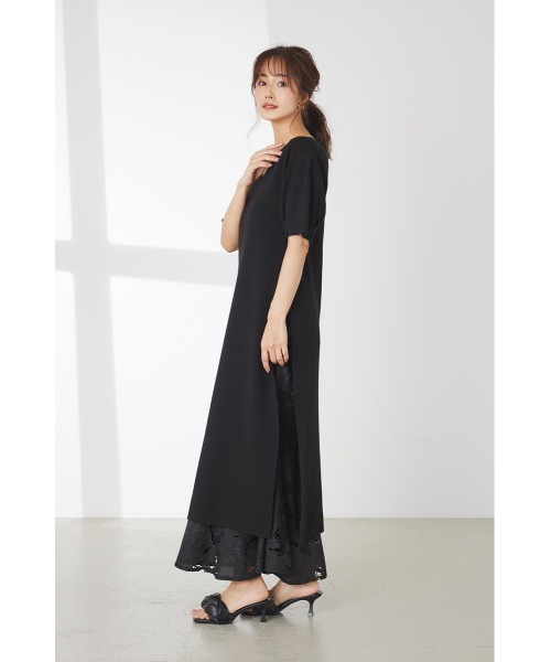 高い素材 ニット ロングスリットニットtops7 700円 Aynaelda Com