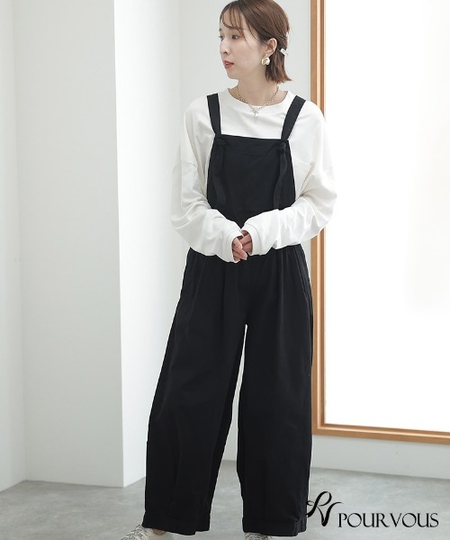 ElegChic サロペット オーバーオール バルーンサロペットパンツ