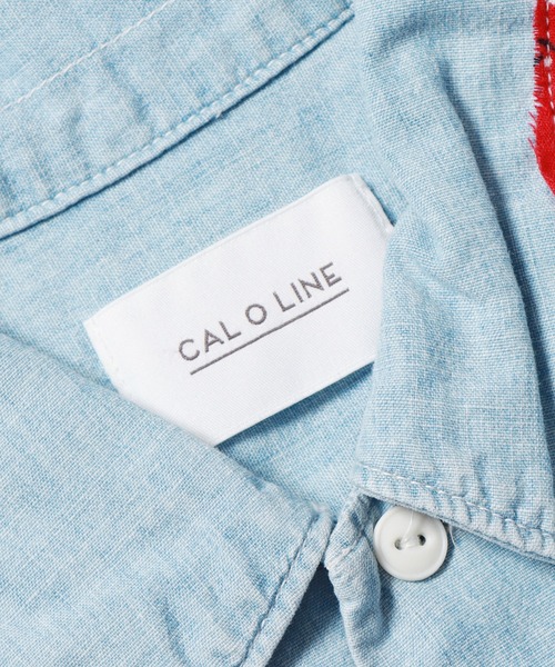 CAL O LINE（キャルオーライン） シャツ BANDANA CHAMBRAY S/S SH