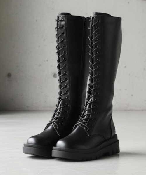 LibertyDoll（リバティードール） ブーツ +5cm 軽量厚底 スクエア