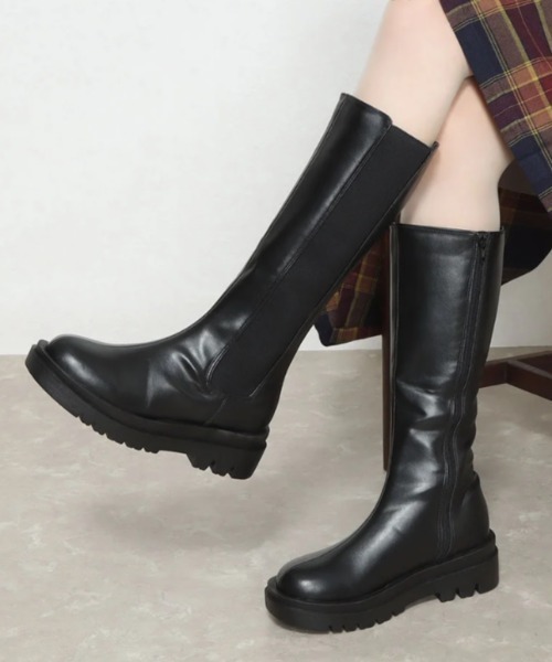 レザーバックルモードロングブーツ M41702 sb-boots174_1.jpg