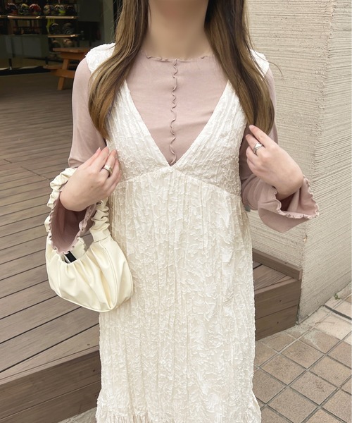 apres jour ワンピース apres jour（アプレジュール） ワンピース シアージャガードクリンクル