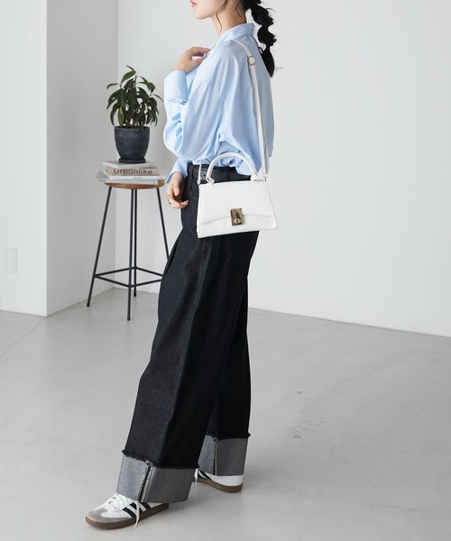 ショルダーバッグ バッグ 「forksy.」2wayワンハンドミニショルダーバッグ レディース | forksy. | 09