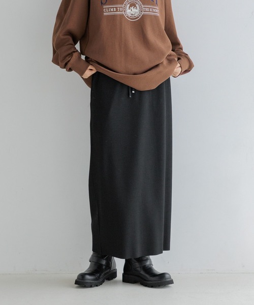 LOWRYS FARM スカート カットリブタイトスカート 103920