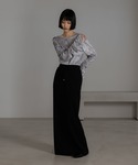 ロング スカート カットリブタイトスカート 1...の詳細画像5