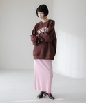 ロング スカート カットリブタイトスカート 1...の詳細画像3