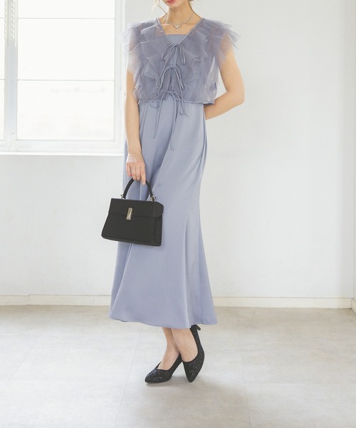 【新品】結婚式 お呼ばれDorry Doll バルーンチュールレイヤードドレス バルーンチュールレイヤードドレス（ドレス）｜Dorry Doll