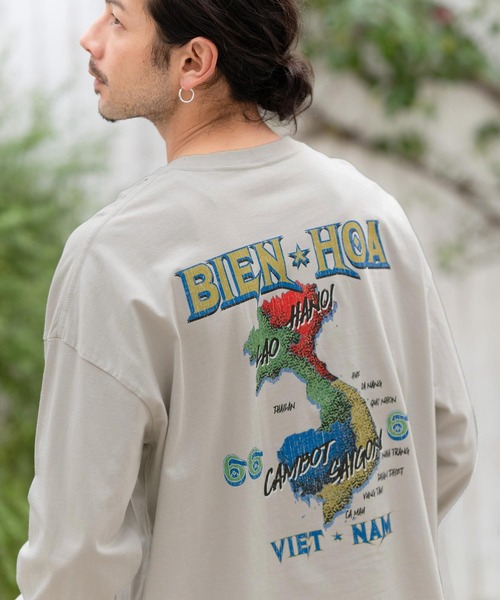 CAMBIO（カンビオ） tシャツ mlt4640- プリントロンT（ベトジャン