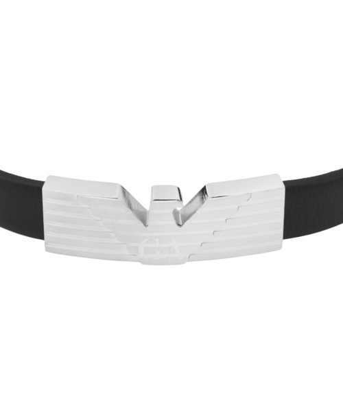EMPORIO ARMANI ブレスレット EGS3075040 ブラック Men's EMPORIO ARMANI ブレスレット エンポリオ・アルマーニ