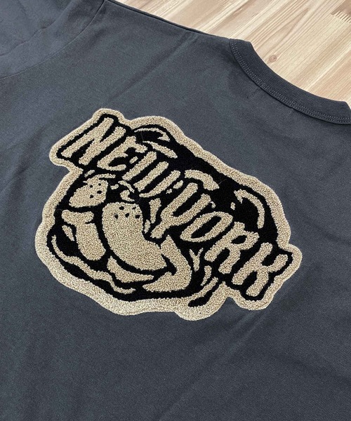 tシャツ Tシャツ メンズ CHENILLE BULLDOG 半袖Tシャツ｜zozo｜16