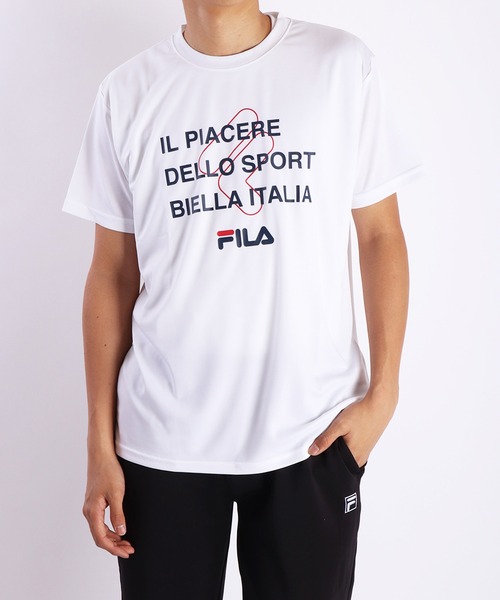 FILA（フィラ）の「FILA 吸水速乾 ダブルメッシュ 半袖Tシャツ