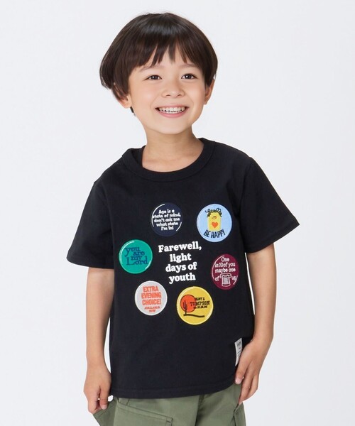 SHIPS Colors tシャツ Colors:パッチワーク プリント TEE(80