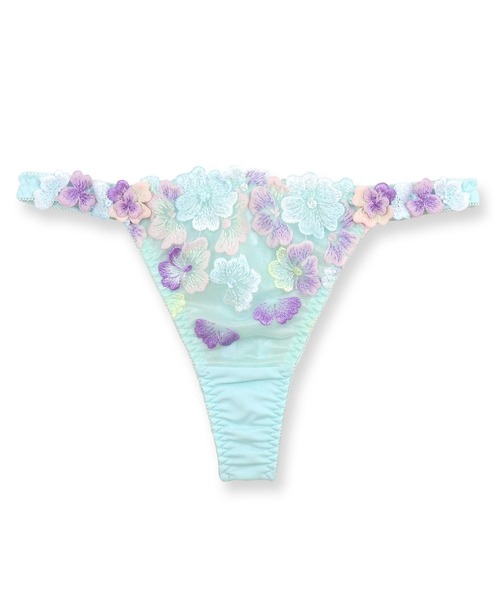fran de lingerie（フランデランジェリー） ショーツ 可憐な花びら刺繍