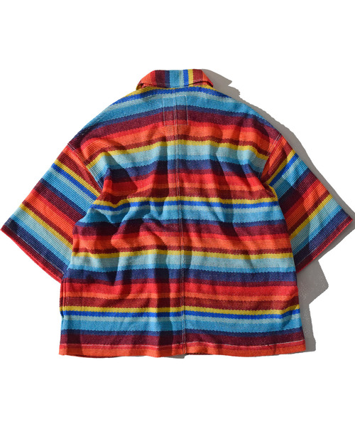 ALDIES（アールディーズ） シャツ 半袖 Mesh Rainbow Shirts 
