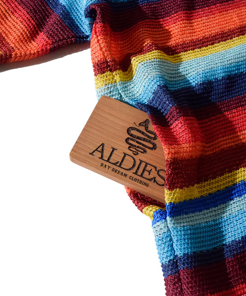 ALDIES（アールディーズ） シャツ 半袖 Mesh Rainbow Shirts 