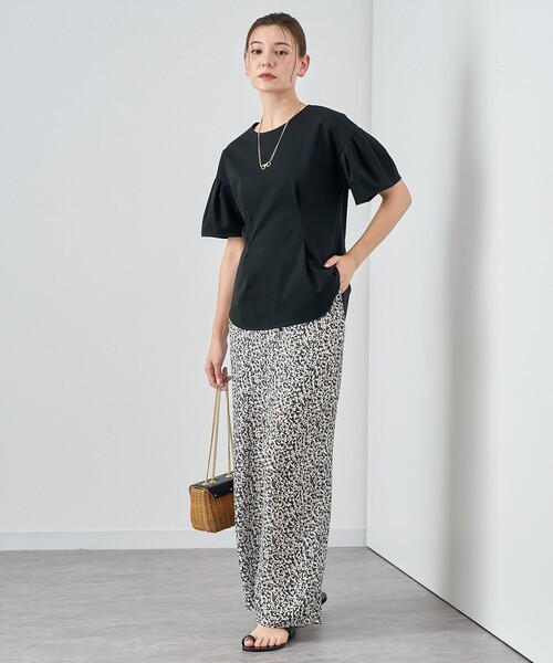 ANAYI パンツ 「セットアップ対応商品」モノトーンモザイク