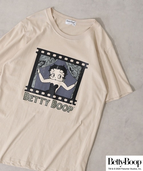 【Betty Boop(TM)】バックプリントワイドTシャツ Betty Boop(TM)】バックプリントワイドTシャツ｜ギャレストの