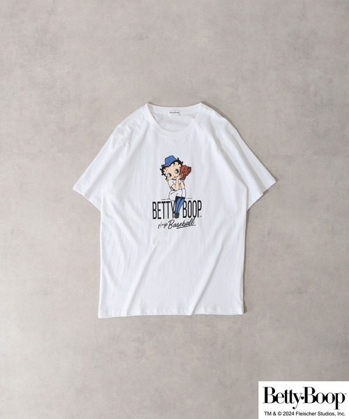 tシャツ 「Betty Boop(TM)」サイドプリントTシャツ レディース Betty Boop(TM)】サイドプリントTシャツ｜ギャレストの通販