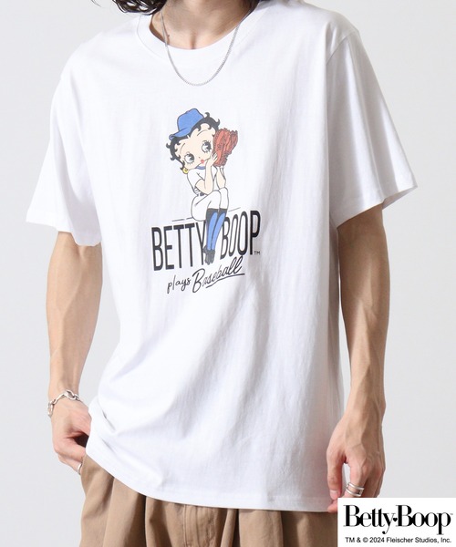 【Betty Boop(TM)】サイドプリントTシャツ Betty Boop(TM)】サイドプリントTシャツ｜ギャレストの通販