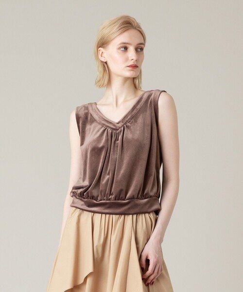 「LOULOU WILLOUGHBY」ベロア2WAYプルオーバー レディース LOULOU WILLOUGHBY】ベロア2WAYプルオーバー | ルルウィルビー