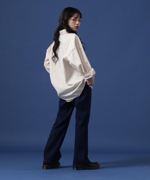 ブラウス シャツ 「ZOZOTOWN限定」Chica/チカ/カットオフデザインシャツ レディース ZOZOTOWN限定】Chica/チカ/カットオフデザインシャツ（シャツ