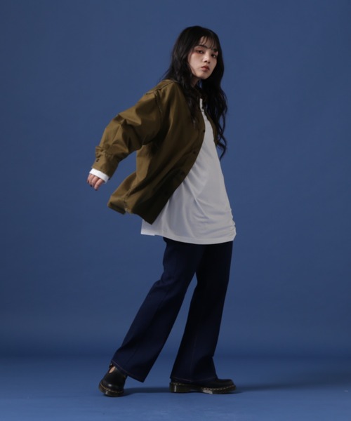 ブラウス シャツ 「ZOZOTOWN限定」Chica/チカ/カットオフデザインシャツ レディース ZOZOTOWN限定】Chica/チカ/カットオフデザインシャツ（シャツ