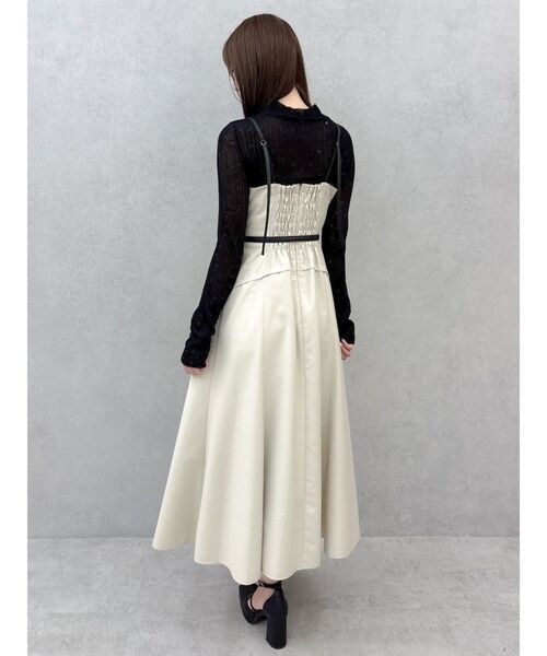 【新品】dazzlin レイヤードレンブロイダリーフラワーアートワンピース dazzlin ワンピース レイヤードレンブロイダリーフラワーアート