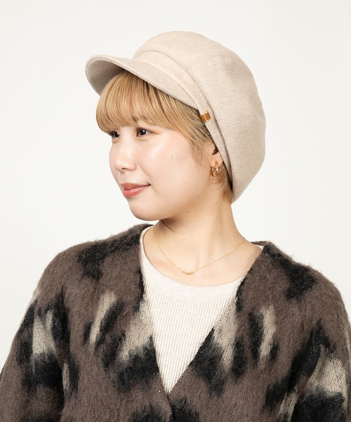 MINI UP-CYCLE WOOL(ONESIZE BLACK): キャスケット｜帽子通販
