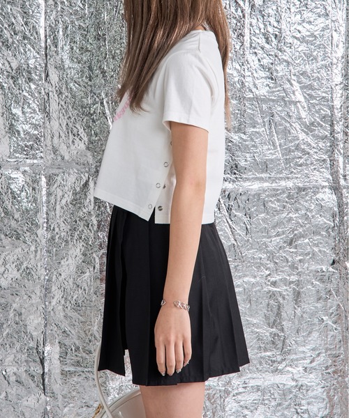 shrita スカート 2WAYプリーツラップスカパン「低身長さん向けS