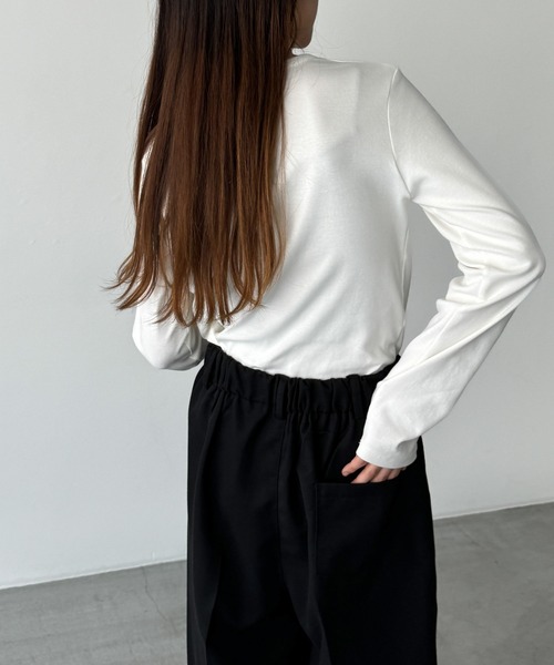 「CANAL JEAN」 「el mar」長袖カットソー ONE SIZE クリーム レディース CANAL JEAN 「CANAL JEAN」 「El mar」長袖カットソー ONE SIZE