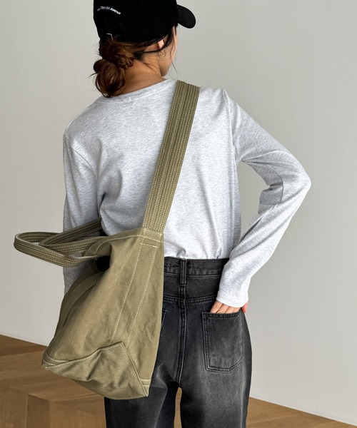 CANAL JEAN tシャツ El mar コットンストレッチロングTシャツ