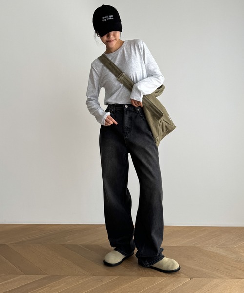 「CANAL JEAN」 「el mar」長袖カットソー ONE SIZE クリーム レディース CANAL JEAN 「CANAL JEAN」 「El mar」長袖カットソー ONE SIZE
