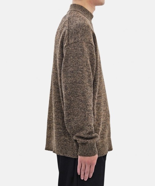 【SALE】aton ウールモール　ニット セール】 ベロアモールVネックニットプルオーバー≪手洗い可能