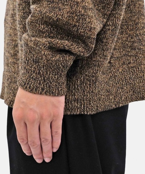 ATON セーター ニット 「ATON」BABY WOOL MOULINE メンズ